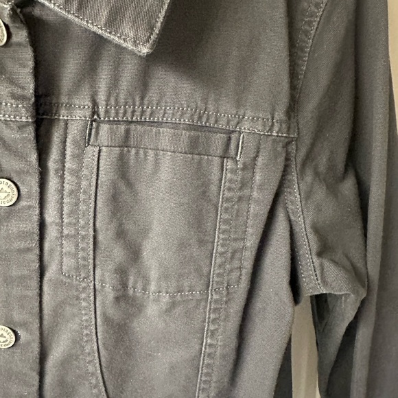 Patagonia Women's Black Jean Jacket with Button Front - Picture 6 of 9